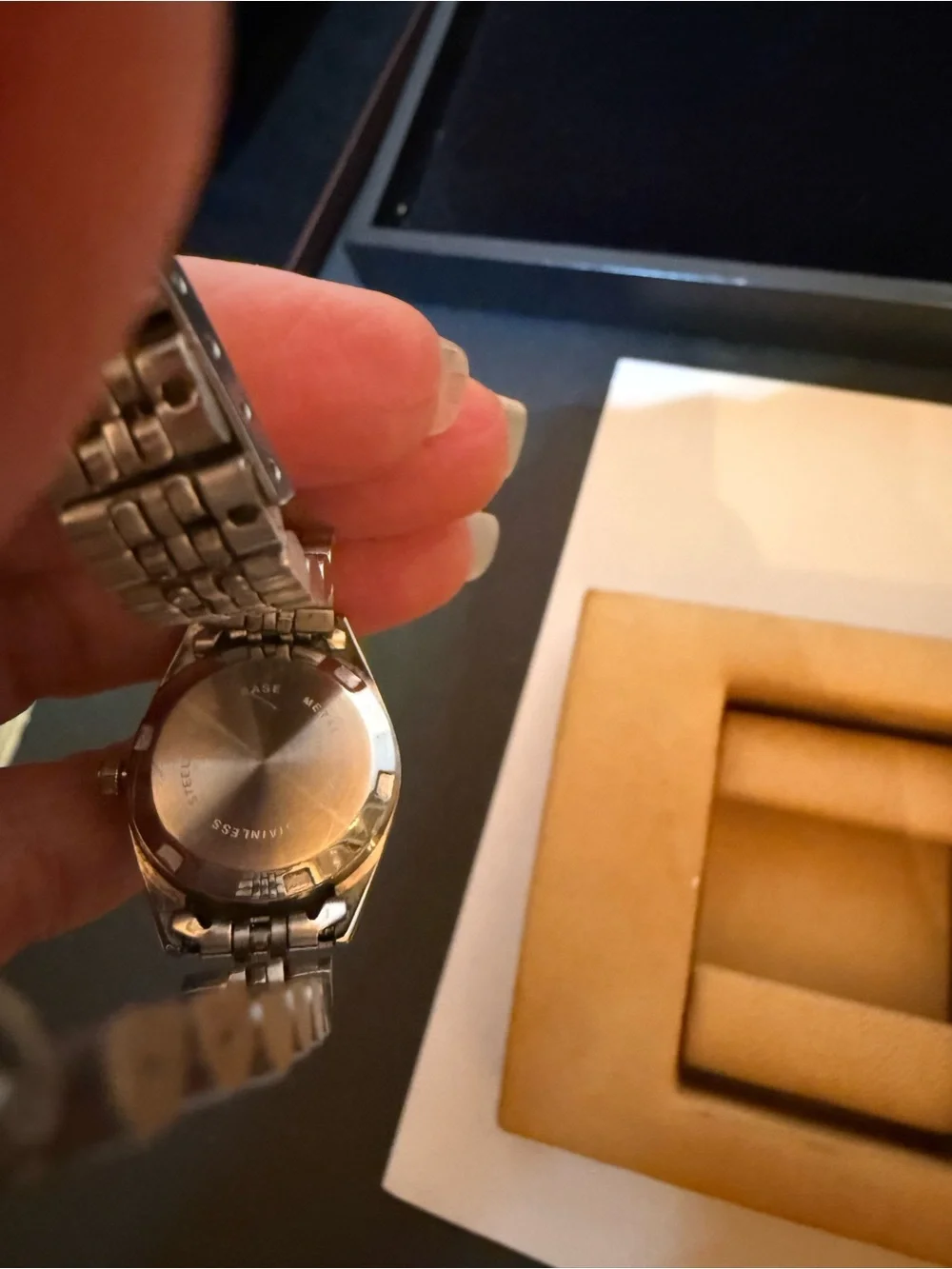 Neiman Marcus Two-Tone Gold & Silver Ladies Bracelet Watch Vtg. Pre-owned